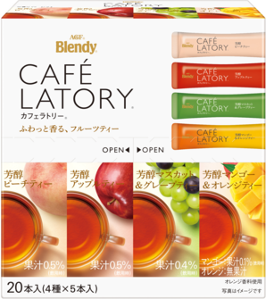 「ブレンディ®カフェラトリー®」 スティック フルーツティーアソート